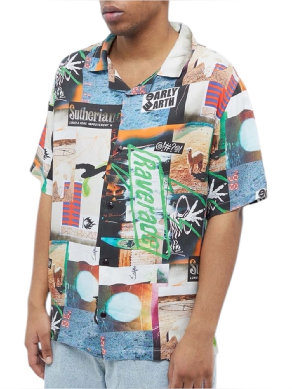 Good Morning Tapes X Peter Sutherland Raverrade Vacation Shi in Raverade shirt